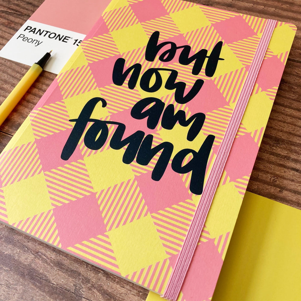 END OF LINE But Now Am Found - Blank Journal