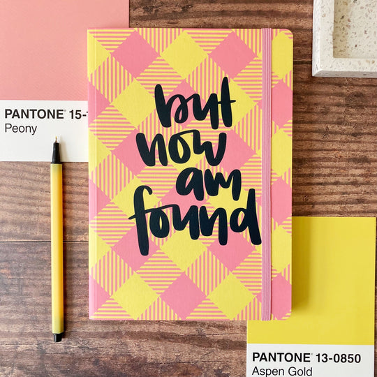 END OF LINE But Now Am Found - Blank Journal
