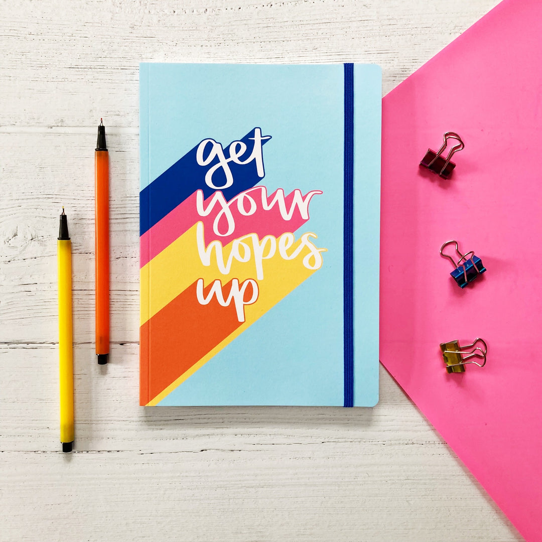 END OF LINE Get Your Hopes Up - Lined Journal