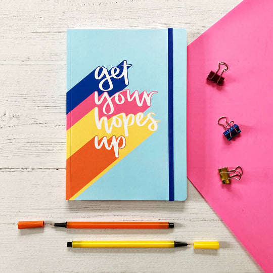 END OF LINE Get Your Hopes Up - Lined Journal