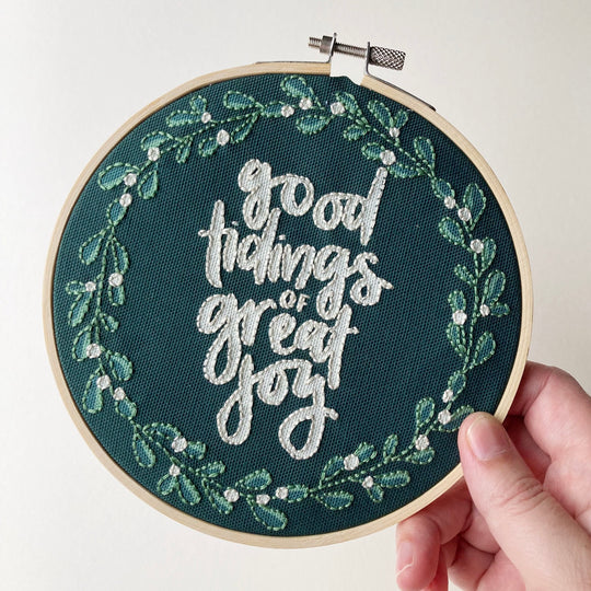 Good Tidings of Great Joy Christmas Christian Embroidery Kit