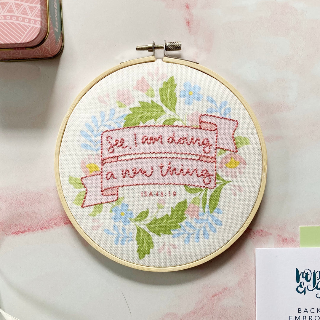 A New Thing Christian Embroidery Kit