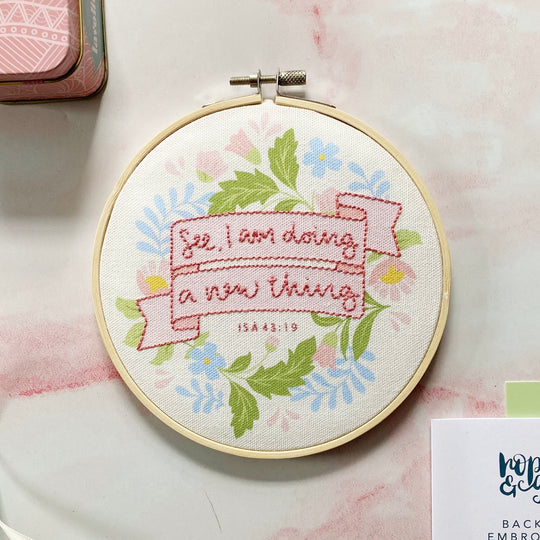 A New Thing Christian Embroidery Kit