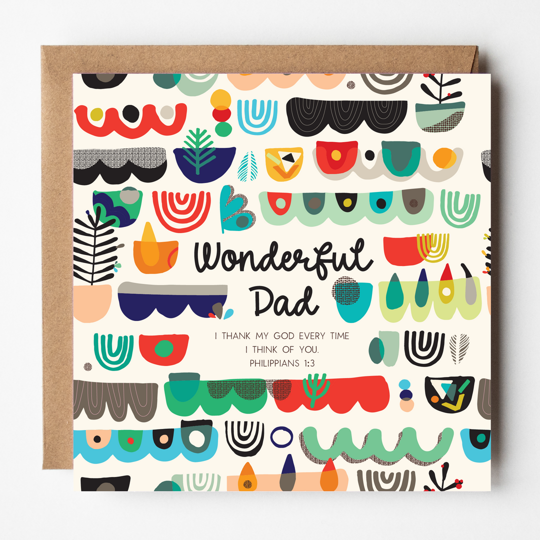 Wonderful Dad Card