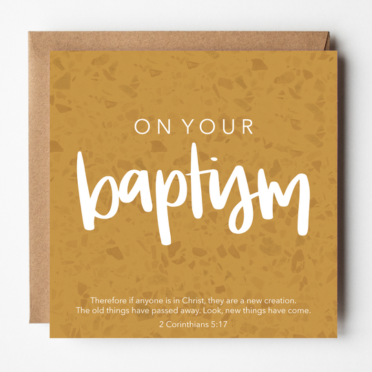On Your Baptism Card