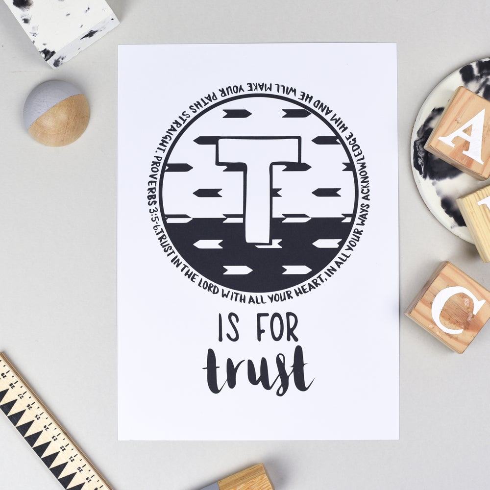 Letter T - Bible Alphabet Print – Hope and Ginger
