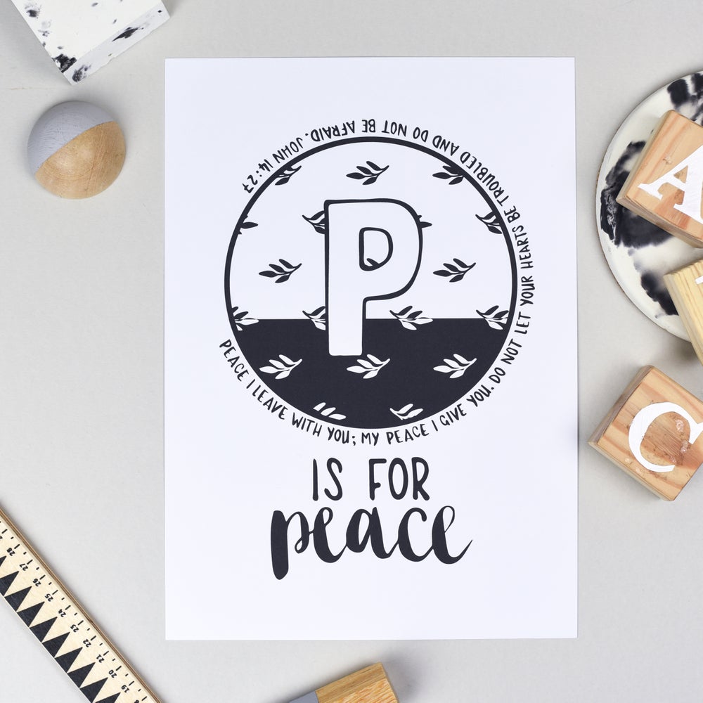 Letter P - Bible Alphabet Print – Hope And Ginger