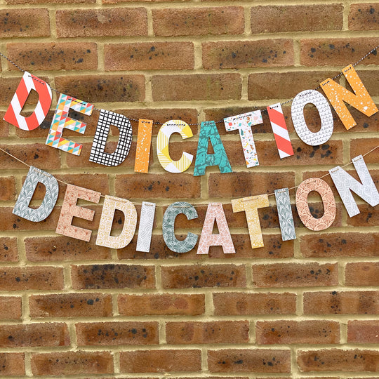 Dedication Garland Decoration