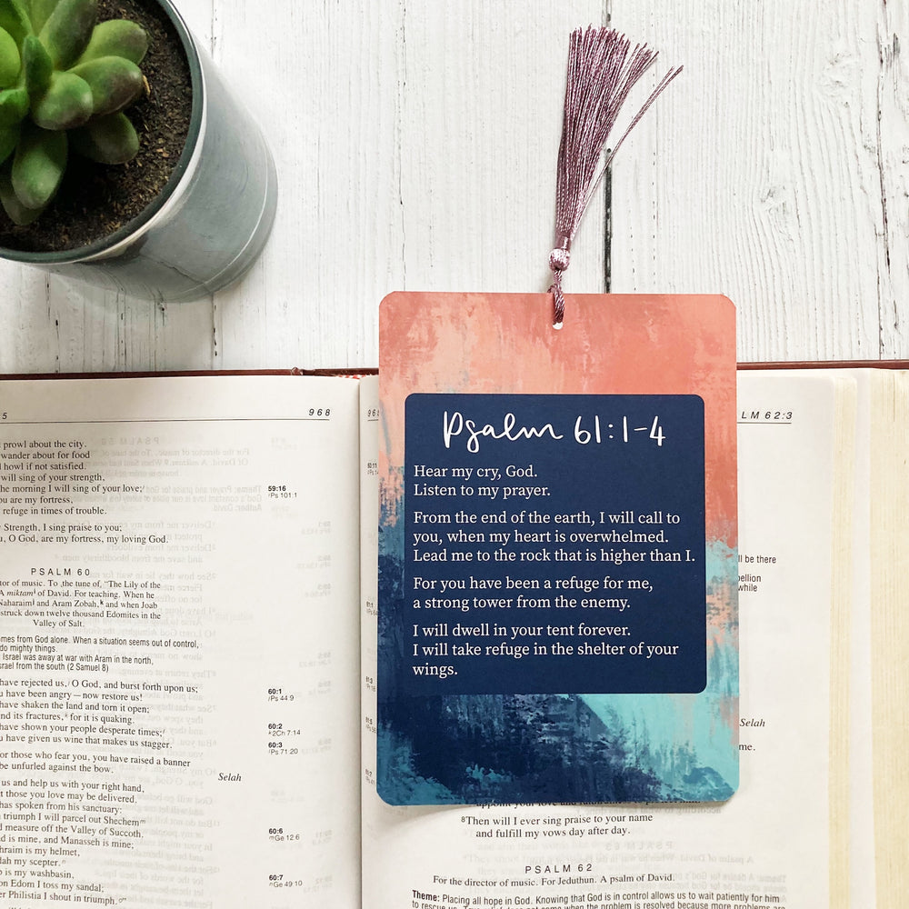 Psalms of Comfort Prayer Card
