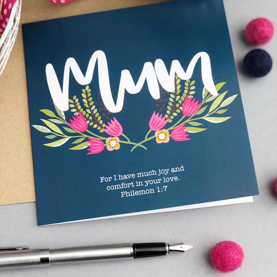 Christian Mom Card - Philemon 1:7