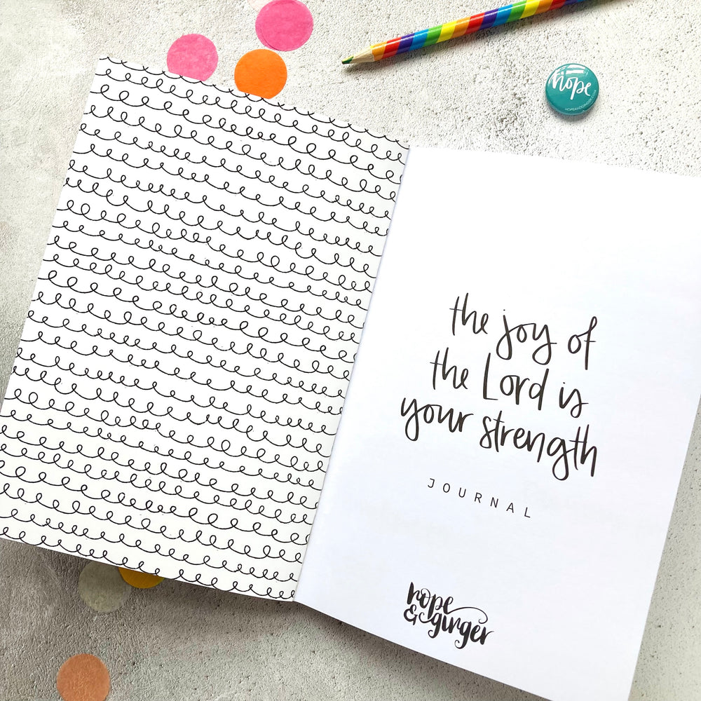 Joy of the Lord A5 Devotional Notebook