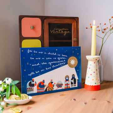 For Unto Us a Child is Born - Christmas Story Traditional Advent Calendar
