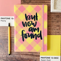 SECONDS SALE - But Now Am Found - Blank Journal