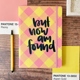 SECONDS SALE - But Now Am Found - Blank Journal