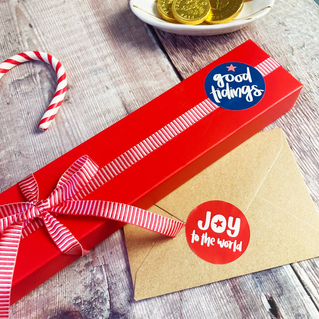 Joyful Christian Christmas Sticker Set (30 or 60 Stickers)