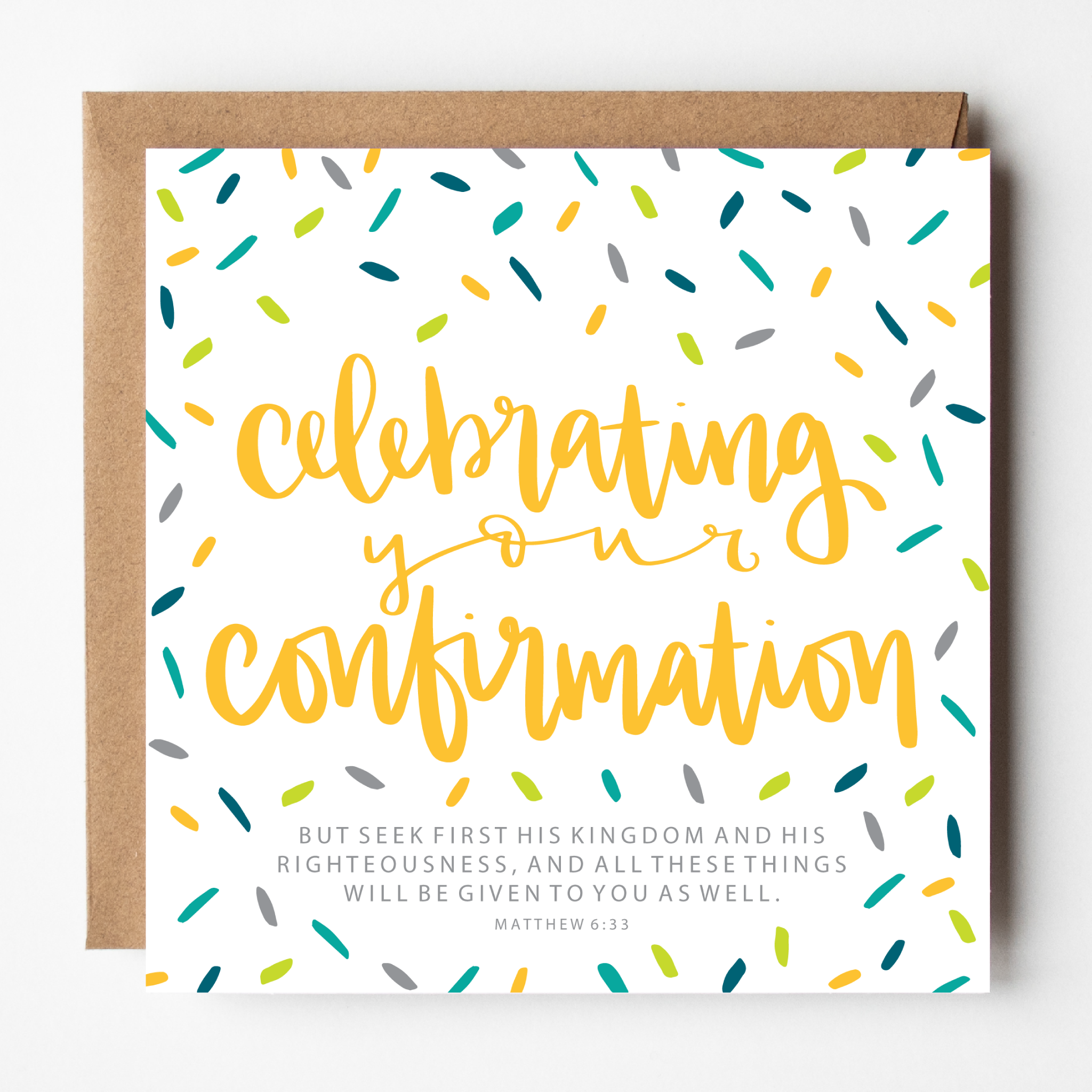Confirmation Card – Hope and Ginger