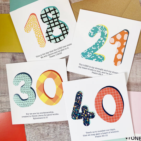 21st Birthday/ Anniversary Contemporary Christian Card