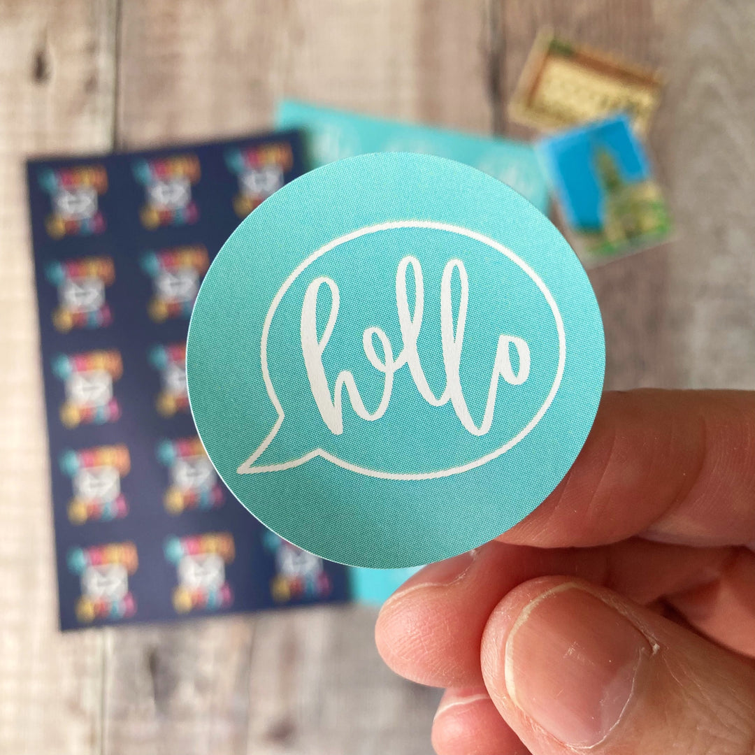 Happy Post Sticker Set (30 or 60 Stickers)