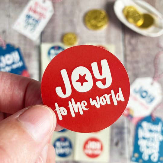 Joyful Christian Christmas Sticker Set (30 or 60 Stickers)