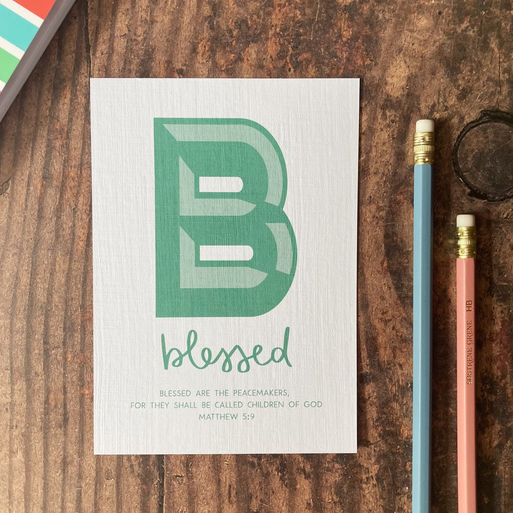 Letter B - A6 Bible Alphabet Print