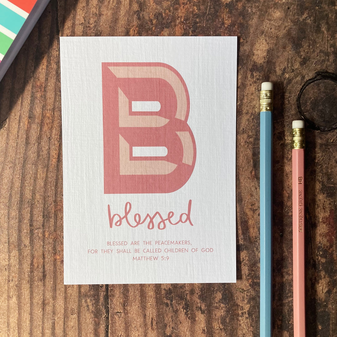 Letter B - A6 Bible Alphabet Print