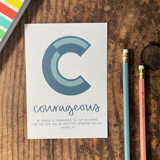 Letter C - A6 Bible Alphabet Print