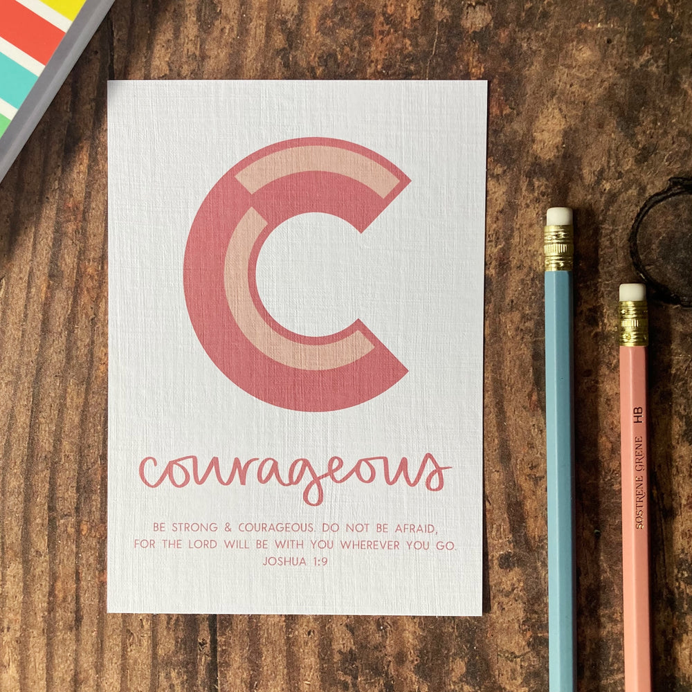 Letter C - A6 Bible Alphabet Print