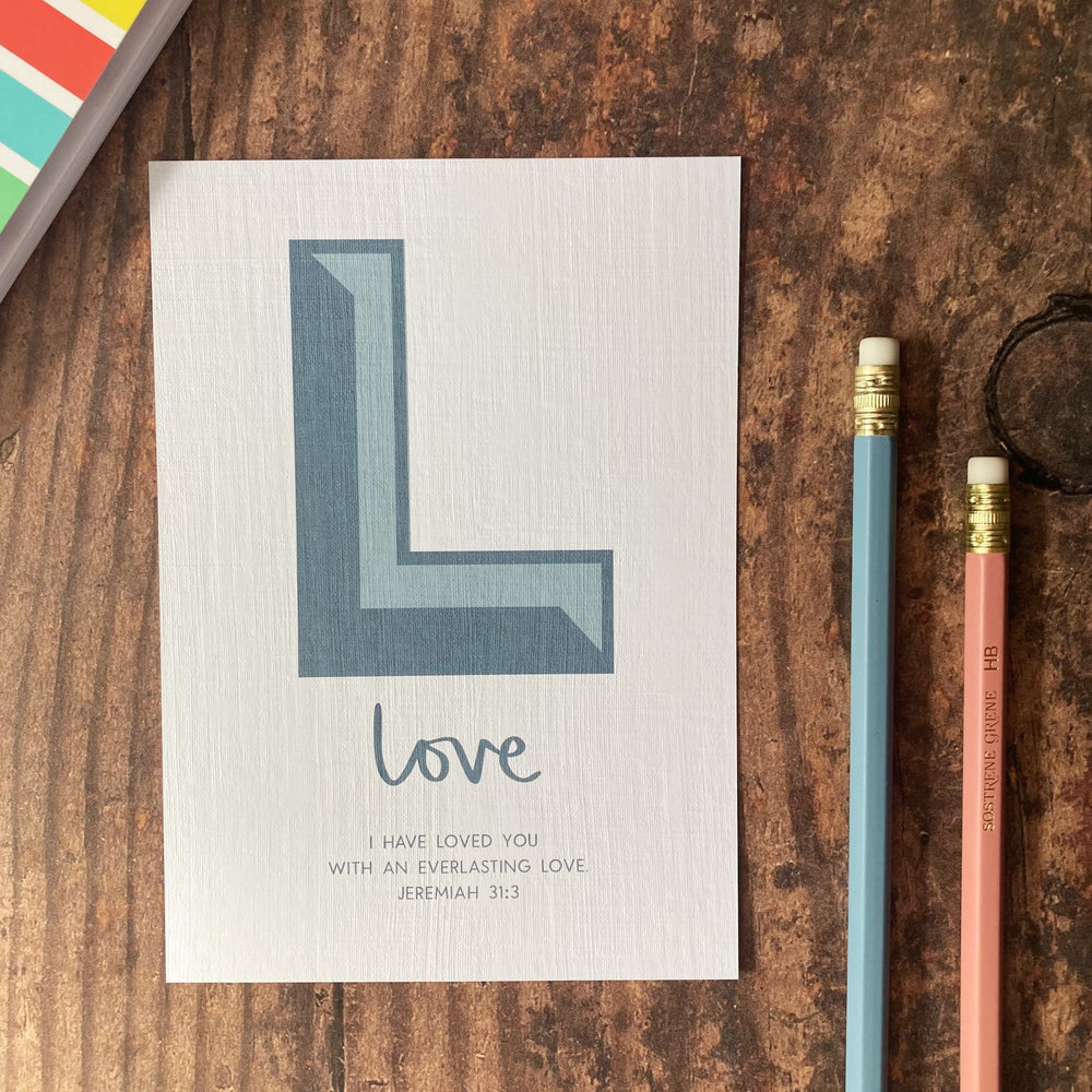 Letter L - A6 Bible Alphabet Print