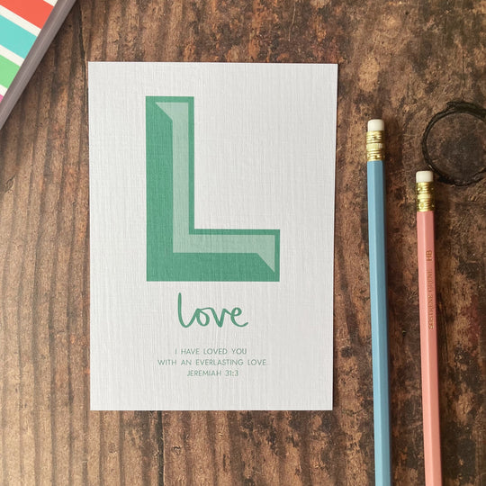 Letter L - A6 Bible Alphabet Print