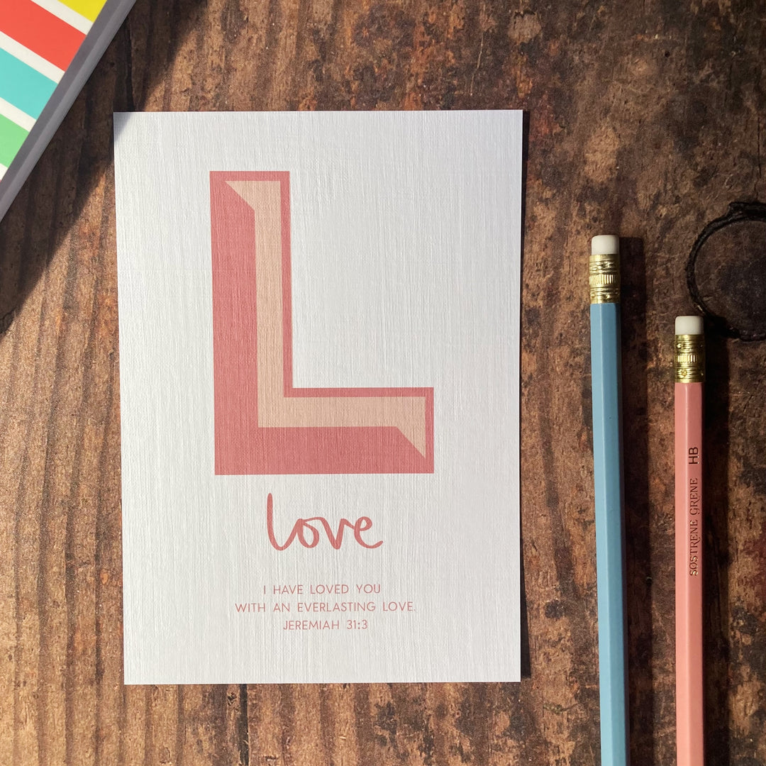 Letter L - A6 Bible Alphabet Print