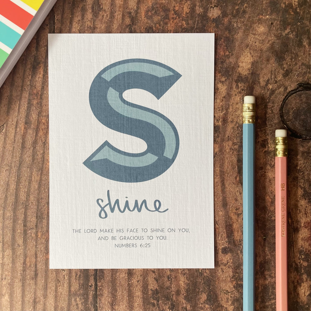 Letter S - A6 Bible Alphabet Print