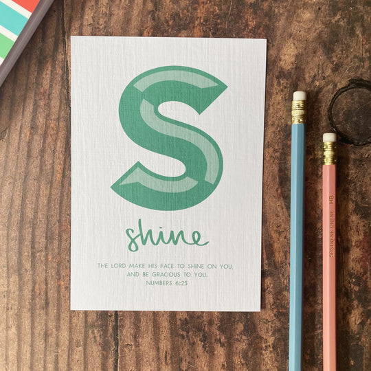 Letter S - A6 Bible Alphabet Print