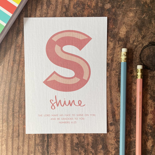 Letter S - A6 Bible Alphabet Print