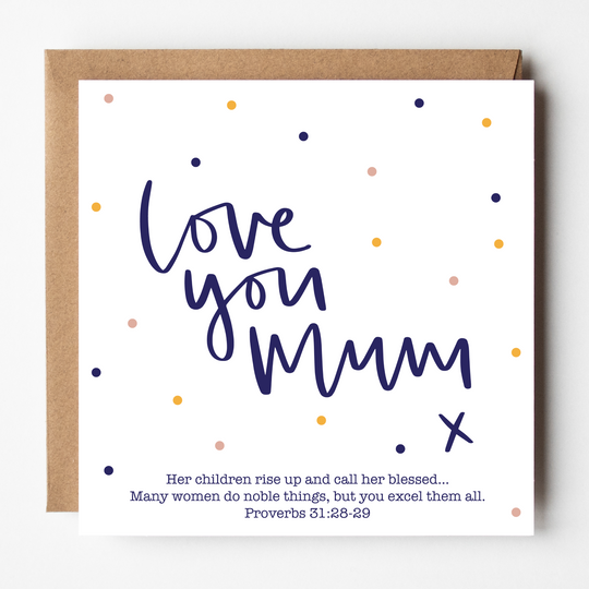 Love you Mum Card