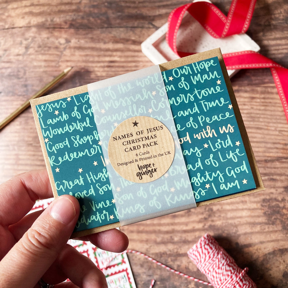 Names of Jesus Mini Christmas Cards - 6 or 12 Pack