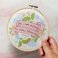 A New Thing Christian Embroidery Kit