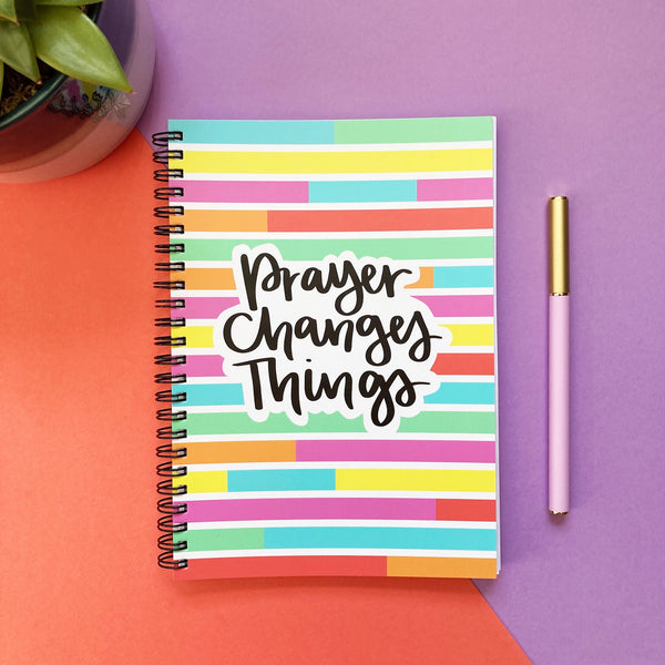 Prayer Changes Things A5 Devotional Notebook