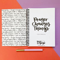 SLIGHT SECONDS - Prayer Changes Things A5 Devotional Notebook