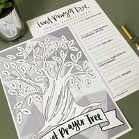 Printable Lent Prayer Tree 2024