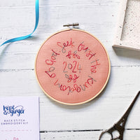 Seek First the Kingdom 2024 Christian Embroidery Kit