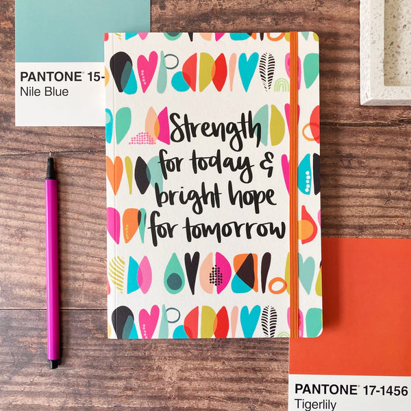 Strength and Bright Hope - Lined Journal