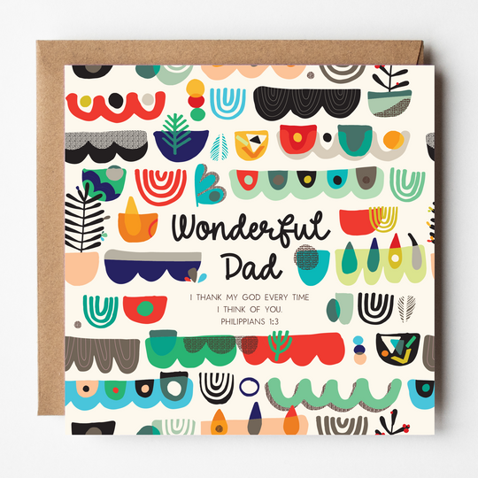 Wonderful Dad Card