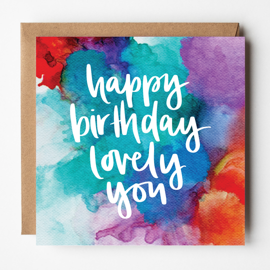 Happy Birthday Lovely You Card