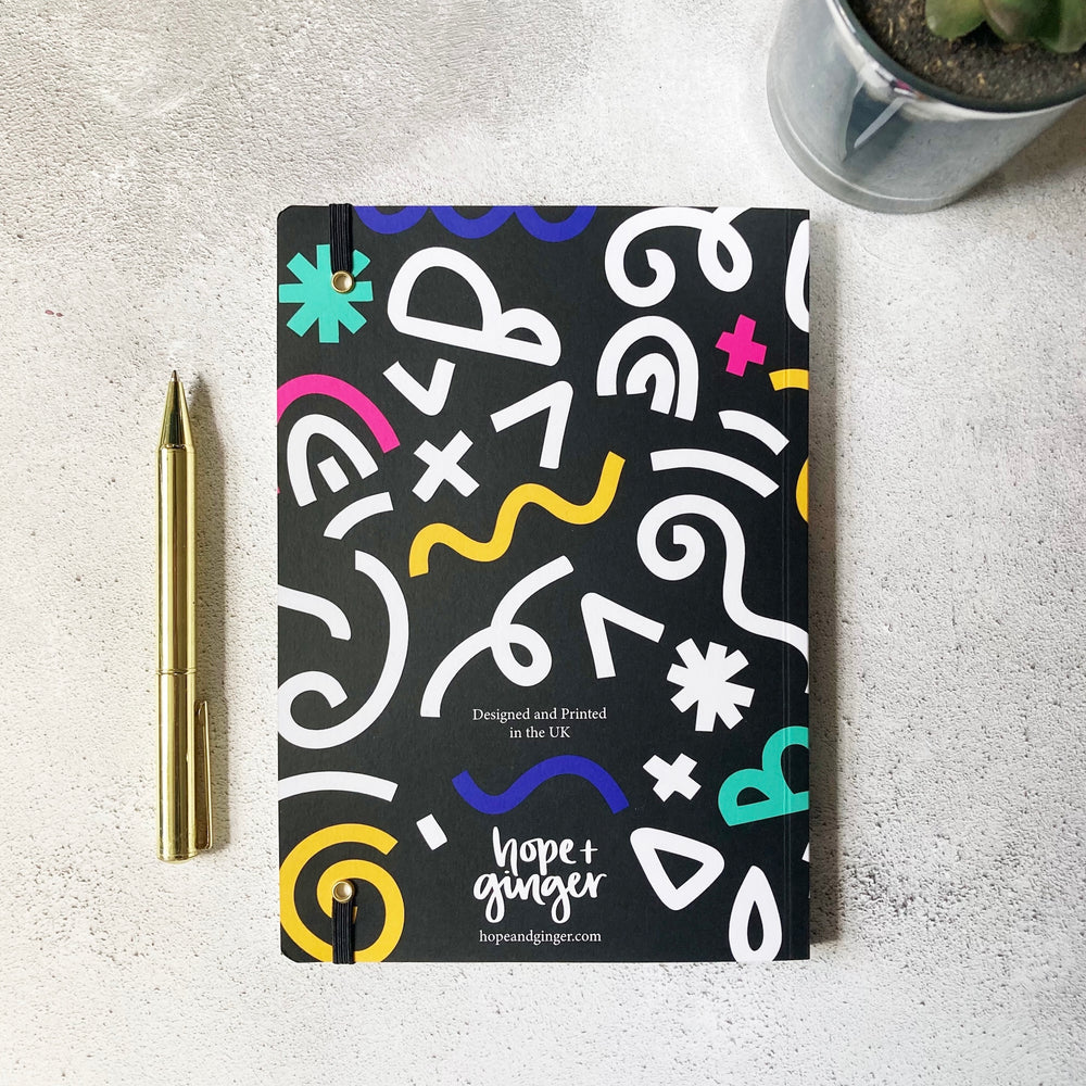 Inspirational lined notebook for journaling and prayer, Christian stationery gift UK