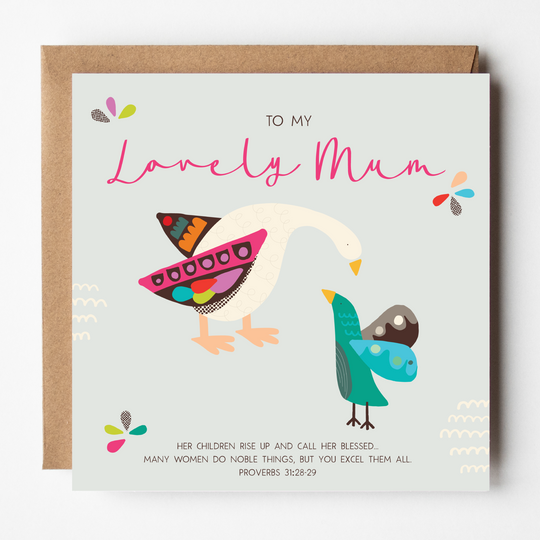 To My Lovely Mum Card