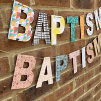 Baptism Garland Decoration