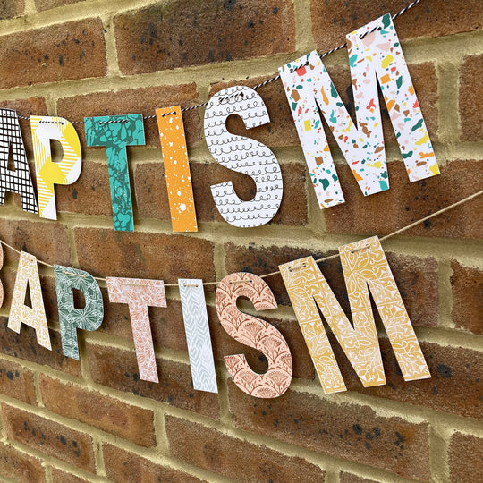 Baptism Garland Decoration