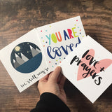 Card options for thinking of you box