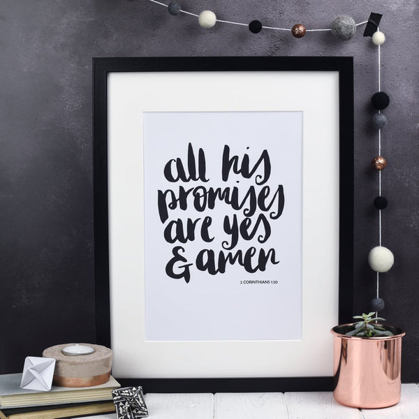 Yes and Amen Print