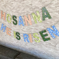 Hosanna/He is Risen Easter Banner Set (2 Banners)